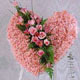 kalp pano karankil ve güller   Rize çiçek gönderme sitemiz güvenlidir 