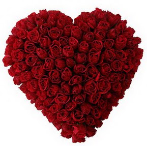  Rize yurtiçi ve yurtdışı çiçek siparişi  muhteşem kırmızı güllerden kalp çiçeği