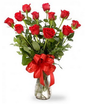  Rize çiçek mağazası , çiçekçi adresleri  12 adet kırmızı güllerden vazo tanzimi
