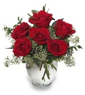 Vazo içerisinde 5 adet kırmızı gül  Rize yurtiçi ve yurtdışı çiçek siparişi 