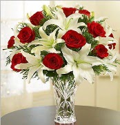 12 adet kırmızı gül 2 dal kazablanka vazosu  Rize çiçek servisi , çiçekçi adresleri 